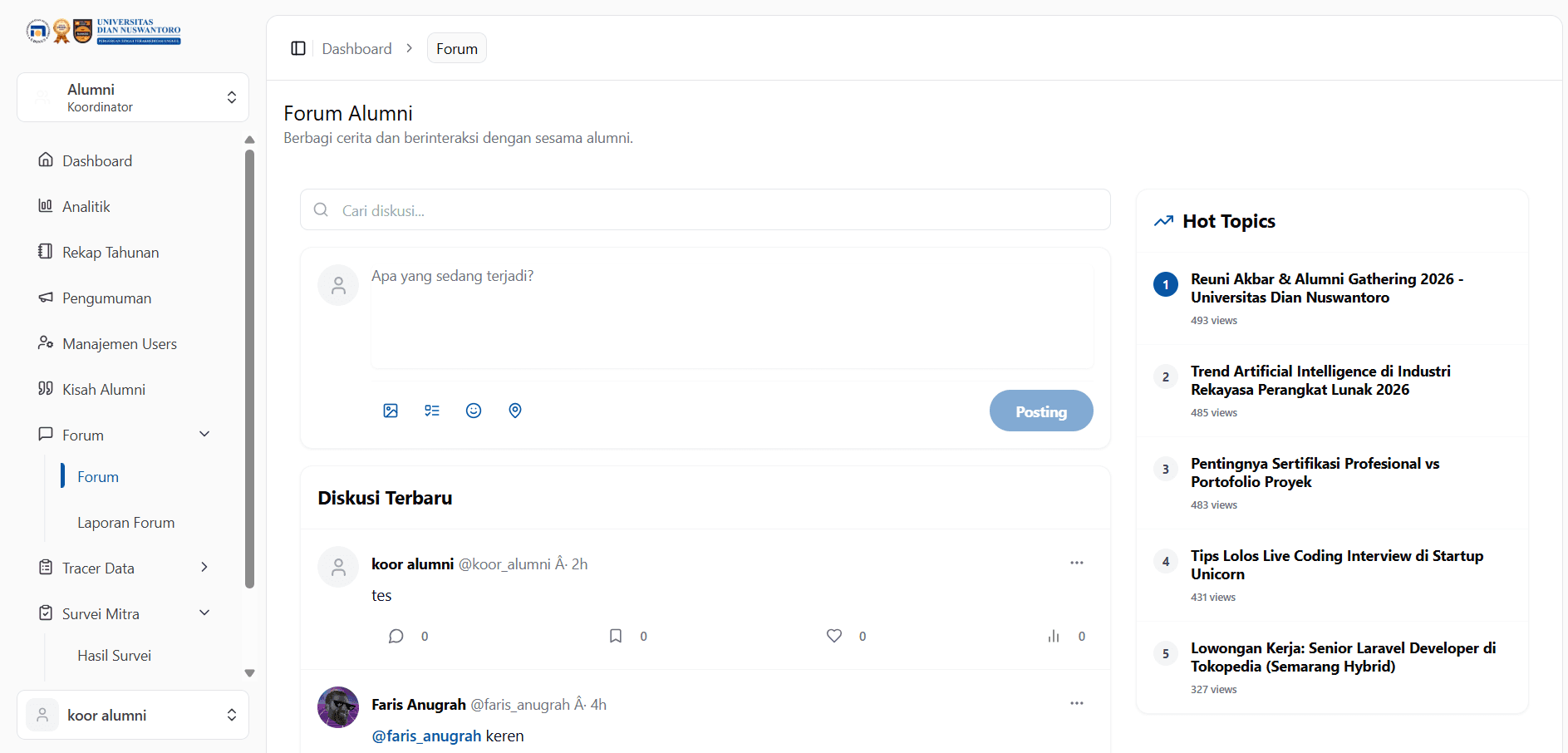 Forum Features